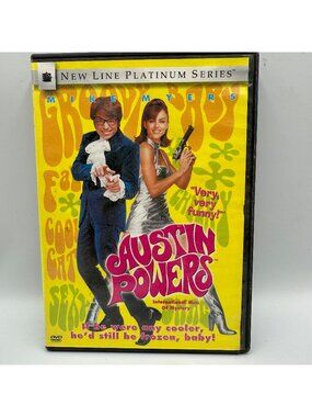 Austin Powers International Man Of Mystery 1997 PG-13 Mike Myers New Line DVD